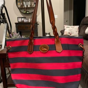 Beautiful Red and Blue Dooney bag.